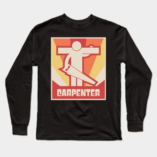 Vintage CARPENTER Poster Long Sleeve T-Shirt